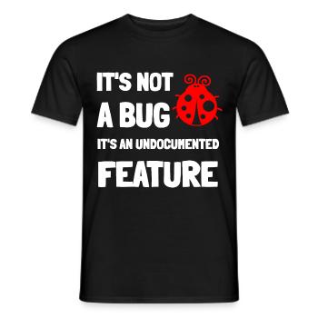Informatik Informatiker Witz lustiger Spruch Coder - Männer T-Shirt - Schwarz - Vorne - AI Model Male 178 light (178cm)