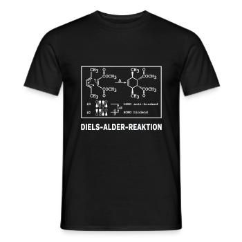 Chemie Diels Alder Reaktion - Nerd Lustig Geschenk - Männer T-Shirt - Schwarz - Vorne - AI Model Male 178 light (178cm)