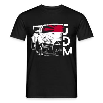 If one day the speed kills me.. / Paul Walker JDM - T-shirt homme - noir - Devant - AI Model Male 178 light (178cm)