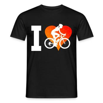 Cyclisme Femmes VTT Cyclisme VTT - T-shirt homme - noir - Devant - AI Model Male 178 light (178cm)