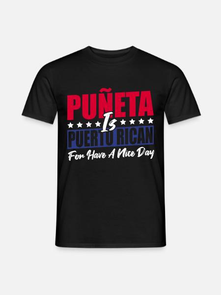 Camiseta Puerto Rico - Camiseta hombre - negro