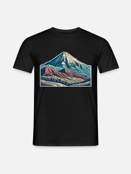 Mountains - Men's T-Shirt - black