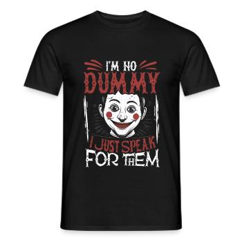Marionnettiste Je ne suis pas un idiot, je parle juste pour eux - T-shirt homme - noir - Devant - AI Model Male 178 light (178cm)
