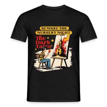 Okkultismus Dämonologie Tarot - Männer T-Shirt - Schwarz - Vorne - AI Model Male 178 light (178cm)