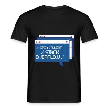 Informatiker Programmierer - Männer T-Shirt - Schwarz - Vorne - AI Model Male 178 light (178cm)