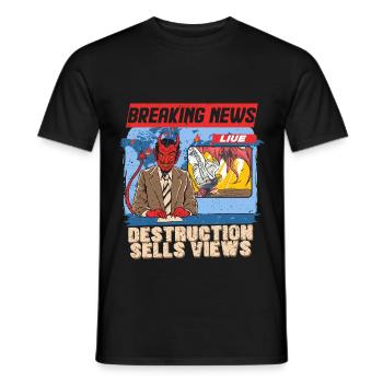 Okkultismus Dämonologie Tarot - Männer T-Shirt - Schwarz - Vorne - AI Model Male 178 light (178cm)