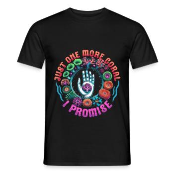 Reproduction de coraux Éleveurs de coraux - T-shirt homme - noir - Devant - AI Model Male 178 light (178cm)