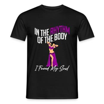 Belly Dance Belly Dancer - Men's T-Shirt - black - Front - AI Model Male 178 light (178cm)