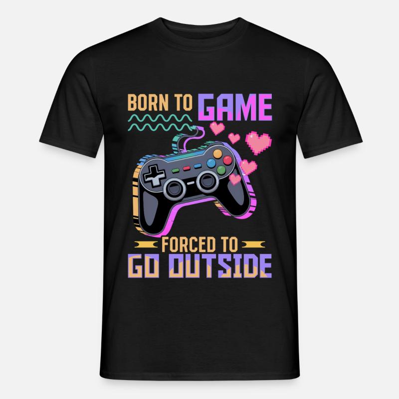 Gamer Gaming Controller Video Game - Männer T-Shirt - Schwarz