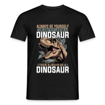 Dinosaure T-Rex enfants - T-shirt homme - noir - Devant - AI Model Male 178 light (178cm)