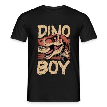 Dinosaur T-Rex kids - Männer T-Shirt - Schwarz - Vorne - AI Model Male 178 light (178cm)