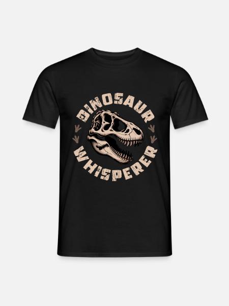 Dinosaur T-Rex kids - Männer T-Shirt - Schwarz