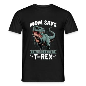 Dinosaur T-Rex kids - Männer T-Shirt - Schwarz - Vorne - AI Model Male 178 light (178cm)