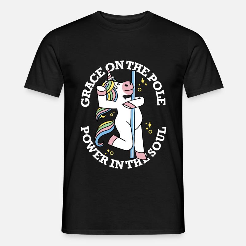 Pole Dancing Poledancing Poledancer - Männer T-Shirt - Schwarz