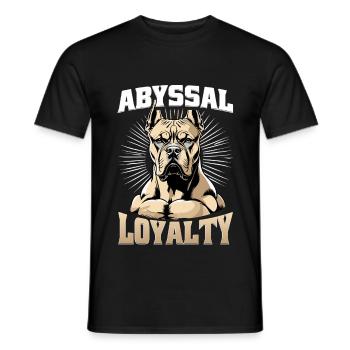 Cane Corso Chien Loyauté Abyssale - T-shirt homme - noir - Devant - AI Model Male 178 light (178cm)
