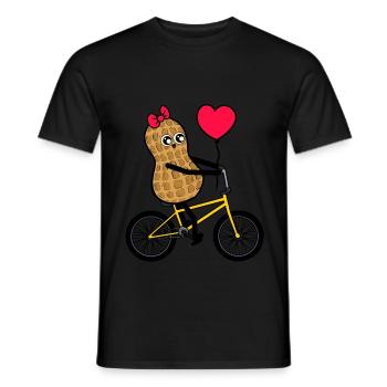 BMX Enfants Peanut Bicycle Toddler Enfant - T-shirt homme - noir - Devant - AI Model Male 178 light (178cm)
