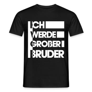 Bruder Geschwister Brüder - Männer T-Shirt - Schwarz - Vorne - AI Model Male 178 light (178cm)
