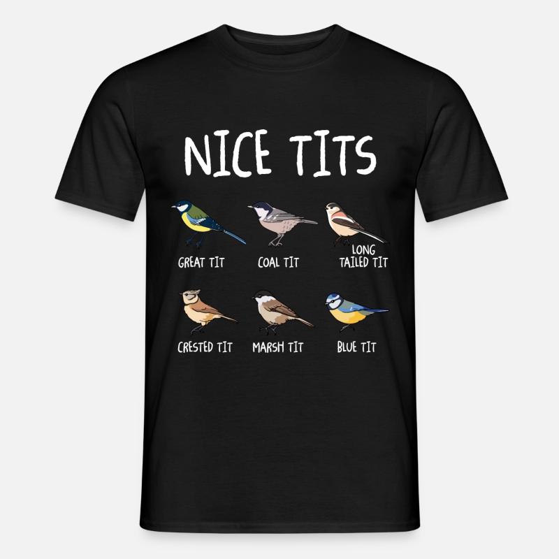 Vogelbeobachtung Vogelbeobachter Vogel - Männer T-Shirt - Schwarz