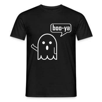 boo ya fantôme - T-shirt homme - noir - Devant - AI Model Male 178 light (178cm)
