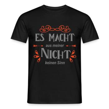 Politik Spruch - Männer T-Shirt - Schwarz - Vorne - AI Model Male 178 light (178cm)