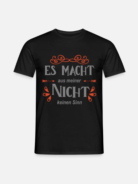 Politik Spruch - Männer T-Shirt - Schwarz