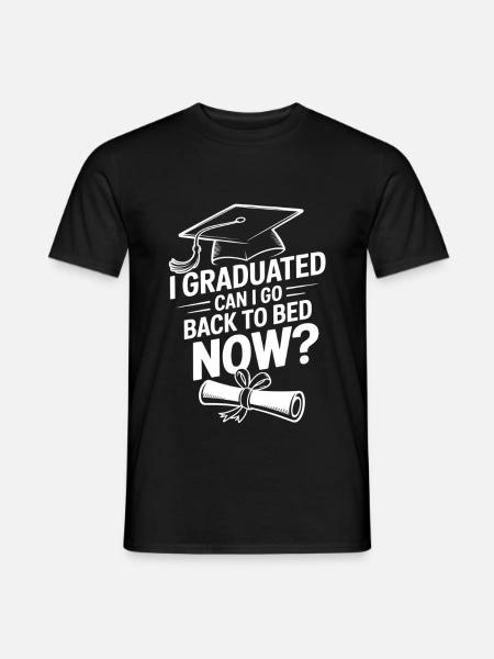 Schulabschluss Spruch Abitur Humor - Männer T-Shirt - Schwarz