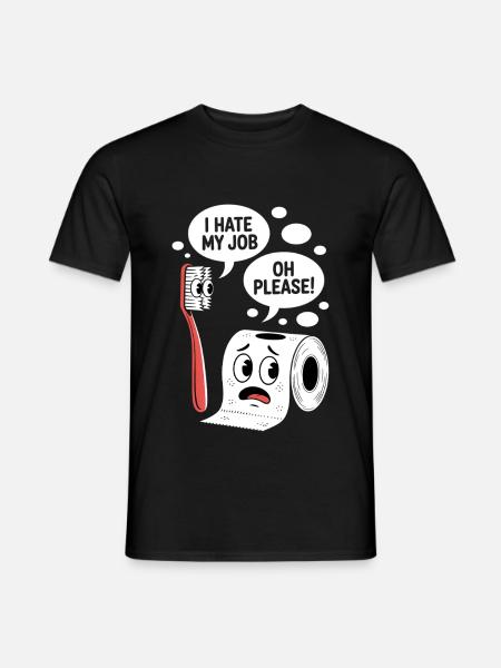 Witziger Comic Spruch Sarkastisch Witzig - Männer T-Shirt - Schwarz