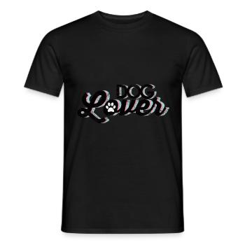 Dog Love Dog Friends Gift Idea - Mænd T-shirt - sort - Foran - AI Model Male 178 light (178cm)