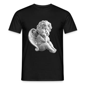 Angel Angel Angel Gift Idea - Men's T-Shirt - black - Front - AI Model Male 178 light (178cm)