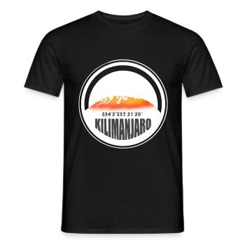 Kilimanjaro Afrika Tansania Climbers - Männer T-Shirt - Schwarz - Vorne - AI Model Male 178 light (178cm)