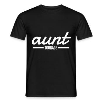 Aunt Tourage - Männer T-Shirt - Schwarz - Vorne - AI Model Male 178 light (178cm)