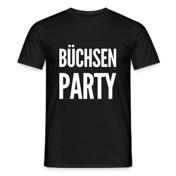 Büchsenparty Junggesellinnenabschied Lustig Spruch - Männer T-Shirt - Schwarz - Vorne - AI Model Male 178 light (178cm)