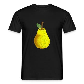 Poire juteuse - T-shirt homme - noir - Devant - AI Model Male 178 light (178cm)