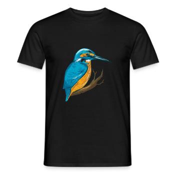 Oiseaux de glace Oiseaux de la faune - T-shirt homme - noir - Devant - AI Model Male 178 light (178cm)