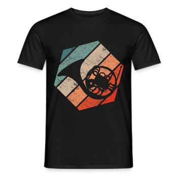 French Horn Hornist - Männer T-Shirt - Schwarz - Vorne - AI Model Male 178 light (178cm)