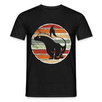 Rétro 1990- 1000 000 000 000 - T-shirt homme - noir - Devant - AI Model Male 178 light (178cm)