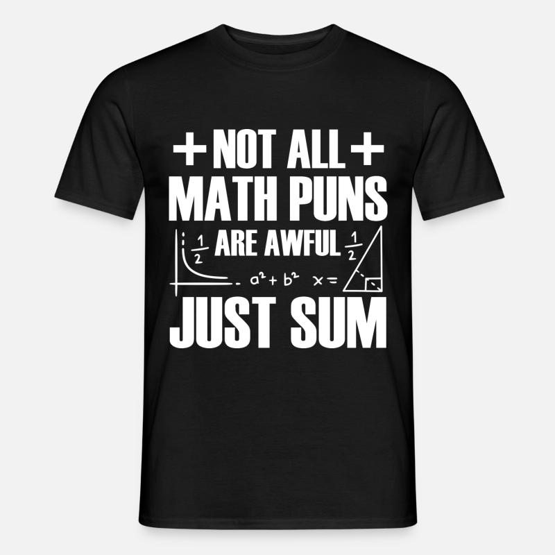 Mattelærer matematiker matematikklærer matematikk - T-skjorte herre - svart