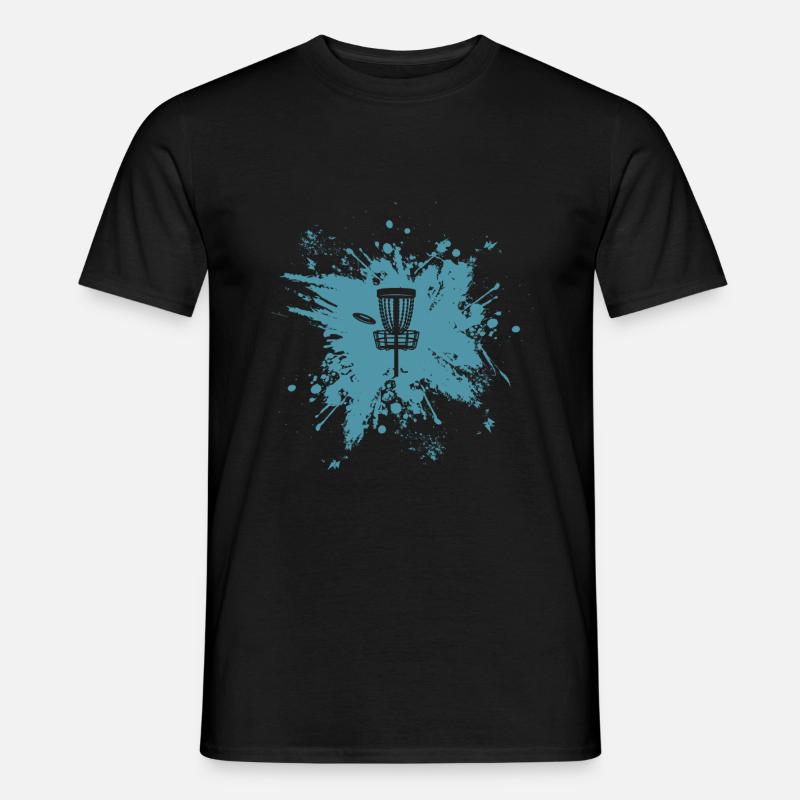 Disc Golf Flugscheibe Discgolfer Geschenk - Männer T-Shirt - Schwarz