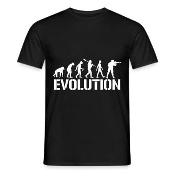L’armée - T-shirt homme - noir - Devant - AI Model Male 178 light (178cm)