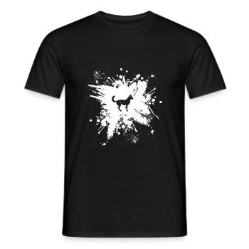 Malinois - Männer T-Shirt - Schwarz - Vorne - AI Model Male 178 light (178cm)