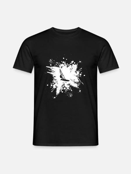 Windsurfen Windsurfing Surfbrett Surfen - Männer T-Shirt - Schwarz