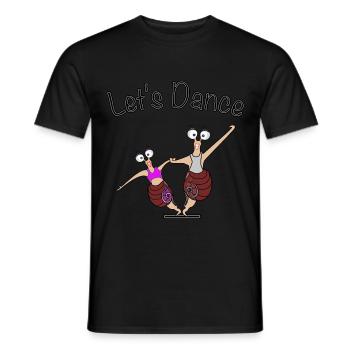 Let's Dance - Männer T-Shirt - Schwarz - Vorne - AI Model Male 178 light (178cm)