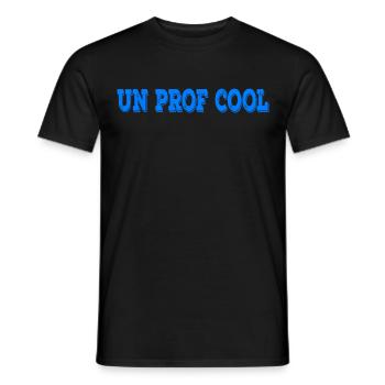 Un Prof Cool Ein cooler Französisch Lehrer - Männer T-Shirt - Schwarz - Vorne - AI Model Male 178 light (178cm)