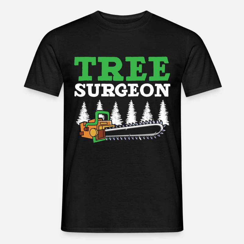Baumchirurg Holzarbeiter Baumpfleger Arboriculture - Männer T-Shirt - Schwarz