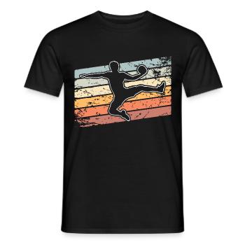 Handballeur Handballeur - T-shirt homme - noir - Devant - AI Model Male 178 light (178cm)