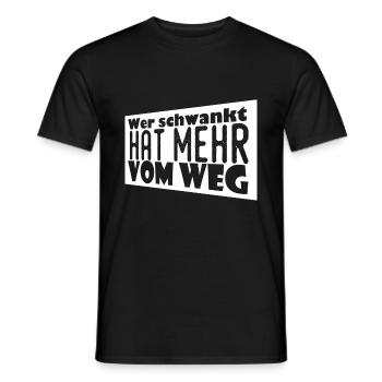 Bier aus Hopfen und Malz garantiert schönen Rausch - Männer T-Shirt - Schwarz - Vorne - AI Model Male 178 light (178cm)