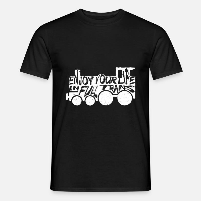 Denglisch - Männer T-Shirt - Schwarz