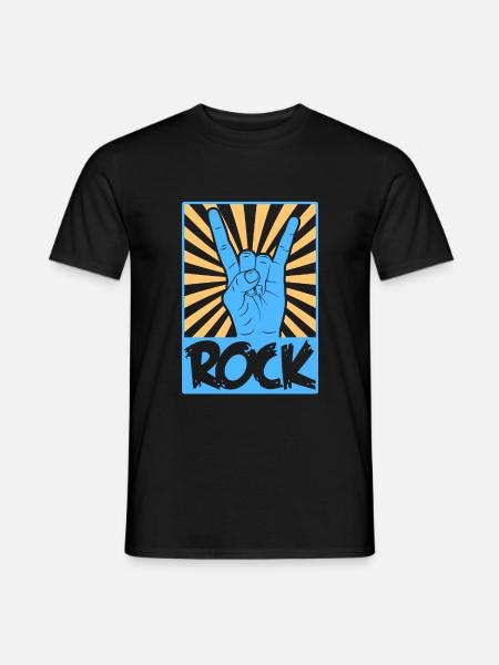 Rock music musicians - Men's T-Shirt - black
