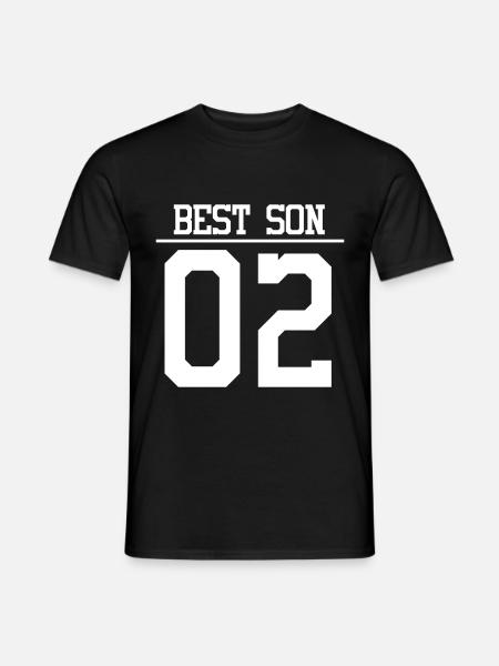 Bester Sohn 02 - Männer T-Shirt - Schwarz