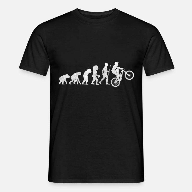 Fahrrad Evolution - Männer T-Shirt - Schwarz